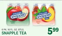 Kings Food Markets SNAPPLE TEA offer