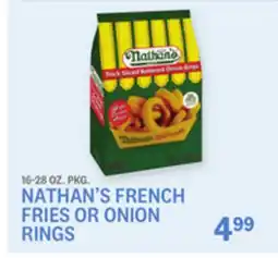 Kings Food Markets NATHAN'S FRENCH FRIES OR ONION RINGS offer