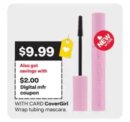 CVS CoverGirl Wrap tubing mascara offer