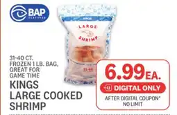 Kings Food Markets KINGS LARGE COOKED SHRIMP offer