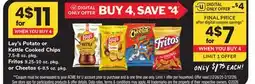 ACME Lay's Potato or Kettle Cooked Chips 7.5-8 oz. pkg. Fritos 9.25-10 oz. pkg. or Cheetos 6-8.5 oz. pkg offer