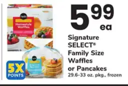 ACME Signature SELECT Family Size Waffles or Pancakes offer