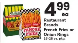 ACME Restaurant Brands French Fries or Onion Rings offer
