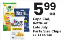 ACME Cape Cod, Kettle or Late July Party Size Chips offer