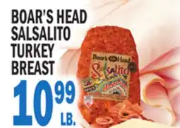Bravo Supermarkets BOAR'S HEAD SALSALITO TURKEY BREAST offer