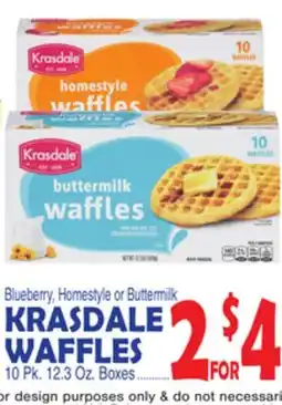 Bravo Supermarkets KRASDALE WAFFLES offer