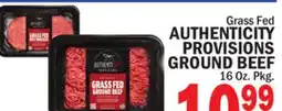 Bravo Supermarkets AUTHENTICITY PROVISIONS GROUND BEEF offer