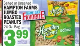 Bravo Supermarkets HAMPTON FARMS JUMBO ROASTED PEANUTS offer