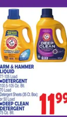 Bravo Supermarkets ARM & HAMMER LIQUID, 77-105 Load offer