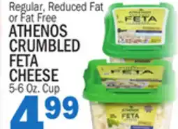 Bravo Supermarkets ATHENOS CRUMBLED FETA CHEESE offer