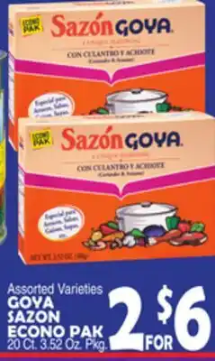 Bravo Supermarkets GOYA SAZON ECONO PAK offer
