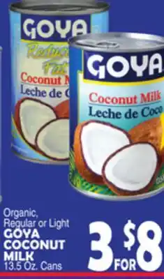 Bravo Supermarkets GOYA COCONUT MILK offer
