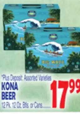 Bravo Supermarkets KONA BEER offer