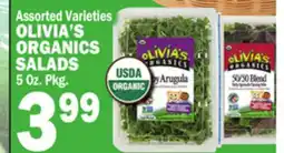 Bravo Supermarkets OLIVIA'S ORGANICS SALADS offer