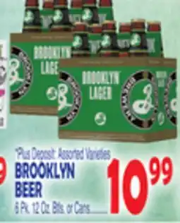 Bravo Supermarkets BROOKLYN BEER offer