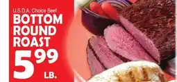 Bravo Supermarkets BOTTOM ROUND ROAST offer