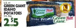 Bravo Supermarkets GREEN GIANT IDAHO POTATOES offer