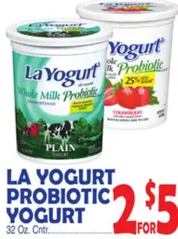 Bravo Supermarkets LA YOGURT PROBIOTIC YOGURT offer