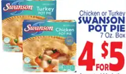 Bravo Supermarkets SWANSON POT PIE offer