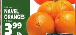 Bravo Supermarkets NAVEL ORANGES offer