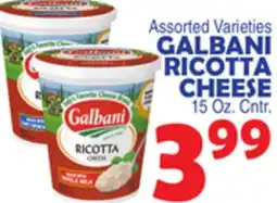 Bravo Supermarkets GALBANI RICOTTA CHEESE offer