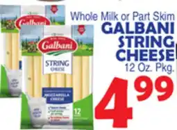 Bravo Supermarkets GALBANI STRING CHEESE offer