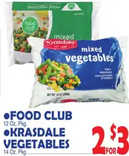 Bravo Supermarkets FOOD CLUB, 12 Oz. Pkg offer