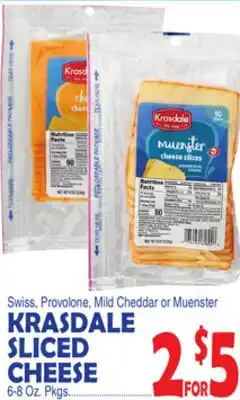 Bravo Supermarkets KRASDALE SLICED CHEESE offer