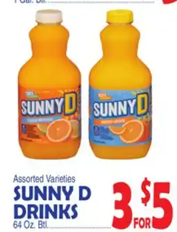 Bravo Supermarkets SUNNY D DRINKS offer