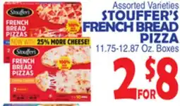 Bravo Supermarkets STOUFFER'S FRENCH BREAD PIZZA offer