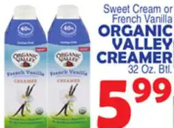 Bravo Supermarkets ORGANIC VALLEY CREAMER offer