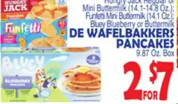 Bravo Supermarkets DE WAFELBAKKERS PANCAKES 9.87 Oz. Box offer