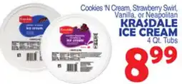 Bravo Supermarkets KRASDALE ICE CREAM offer
