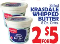 Bravo Supermarkets KRASDALE WHIPPED BUTTER offer