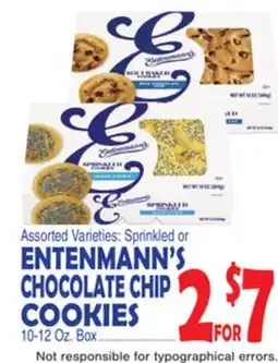 Bravo Supermarkets ENTENMANN'S CHOCOLATE CHIP COOKIES offer