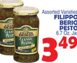 Bravo Supermarkets FILIPPO BERIO PESTO offer