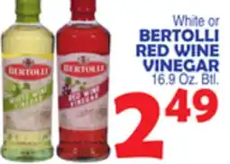 Bravo Supermarkets BERTOLLI RED WINE VINEGAR offer
