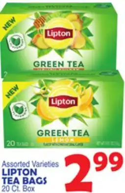 Bravo Supermarkets LIPTON TEA BAGS offer
