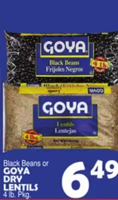 Bravo Supermarkets GOYA DRY LENTILS offer