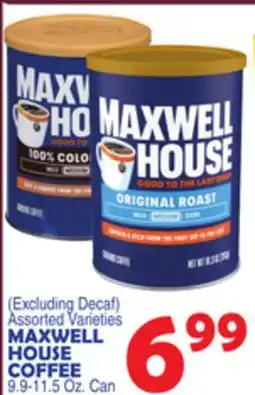 Bravo Supermarkets MAXWELL HOUSE COFFEE offer