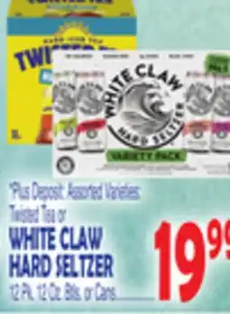 Bravo Supermarkets WHITE CLAW HARD SELTZER offer