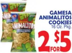 Bravo Supermarkets GAMESA ANIMALITOS COOKIES offer