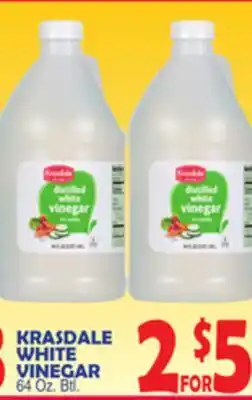 Bravo Supermarkets KRASDALE WHITE VINEGAR offer