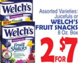 Bravo Supermarkets WELCH'S FRUIT SNACKS offer