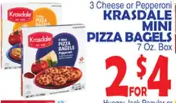 Bravo Supermarkets KRASDALE MINI PIZZA BAGELS offer