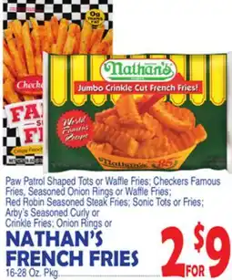 Bravo Supermarkets NATHAN'S FRENCH FRIES offer