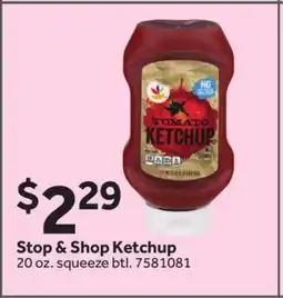 Stop&Shop Stop & Shop Ketchup offer