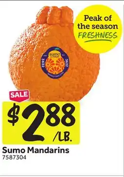 Stop&Shop Sumo Mandarins offer