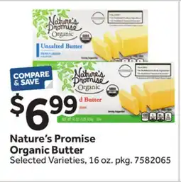Stop&Shop Nature's Promise Organic Butter offer