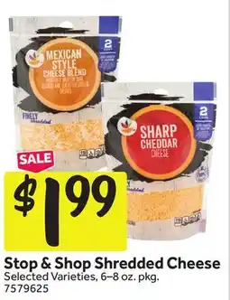 Stop&Shop Stop & Shop Shredded Cheese offer